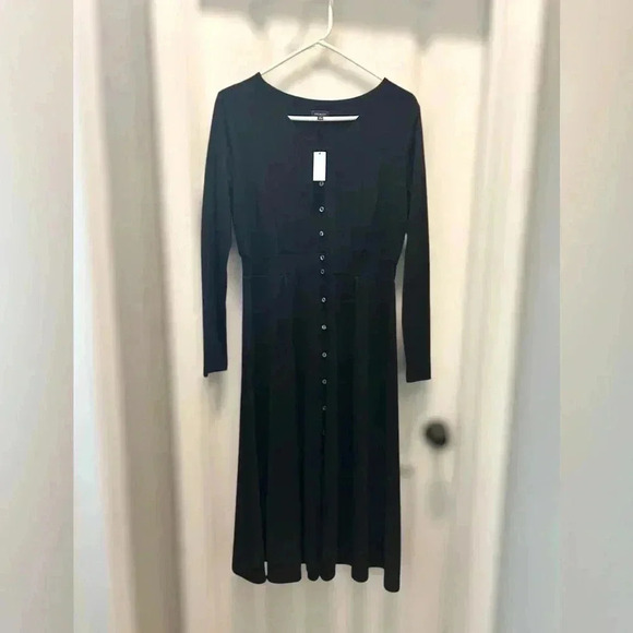 NWT Talbots jersey fitted midi dress - Picture 2 of 5